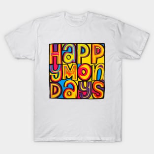 Retro Happy Mondays Logo T-Shirt